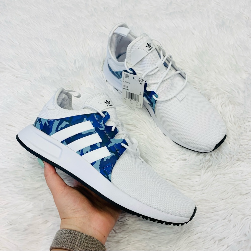 Adidas Originals X_plr Cloud White Blue Camo